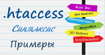 Инструкции htaccess